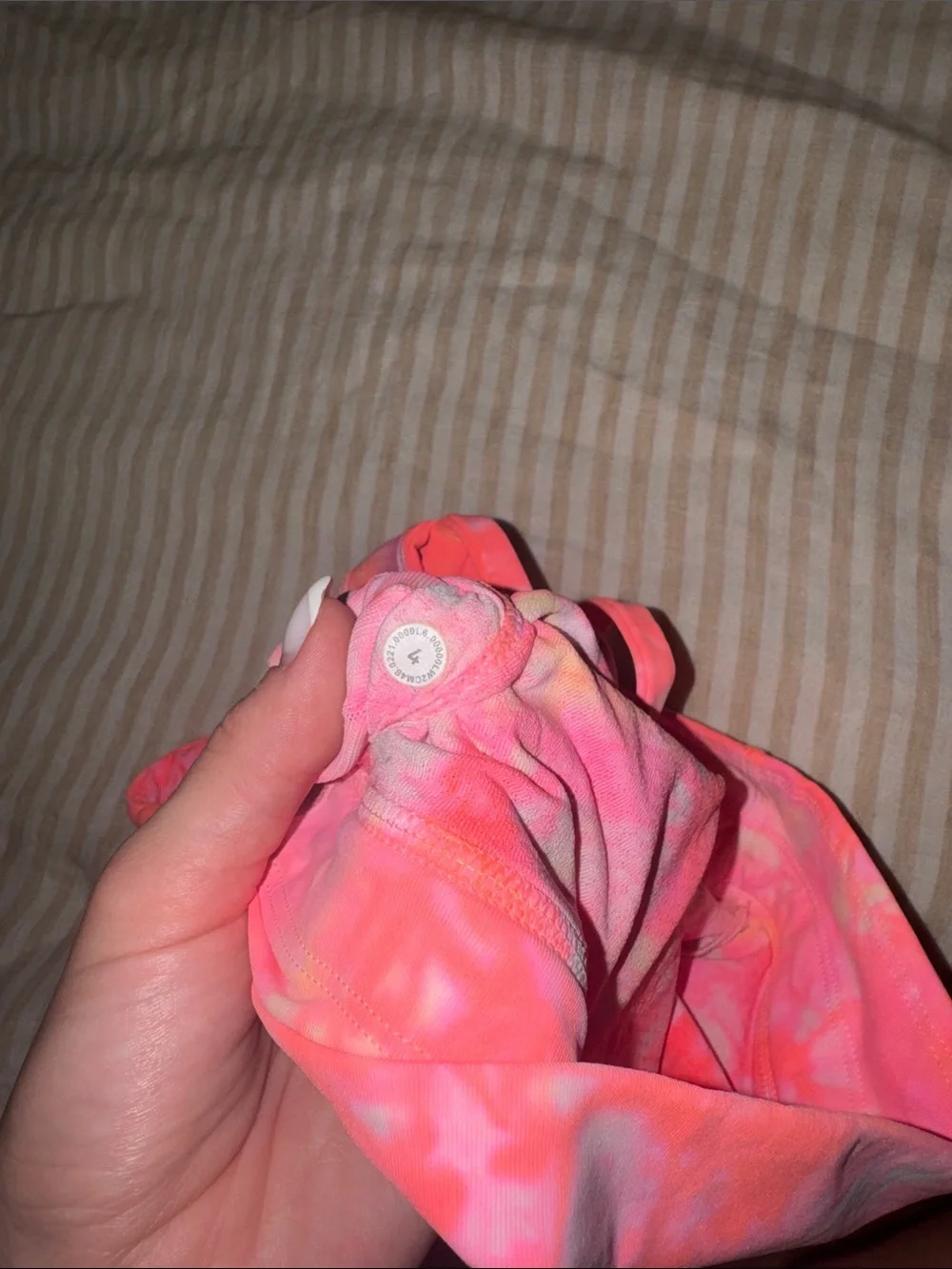 Lululemon Energy Bra High Neck Long Line- Neon Pink